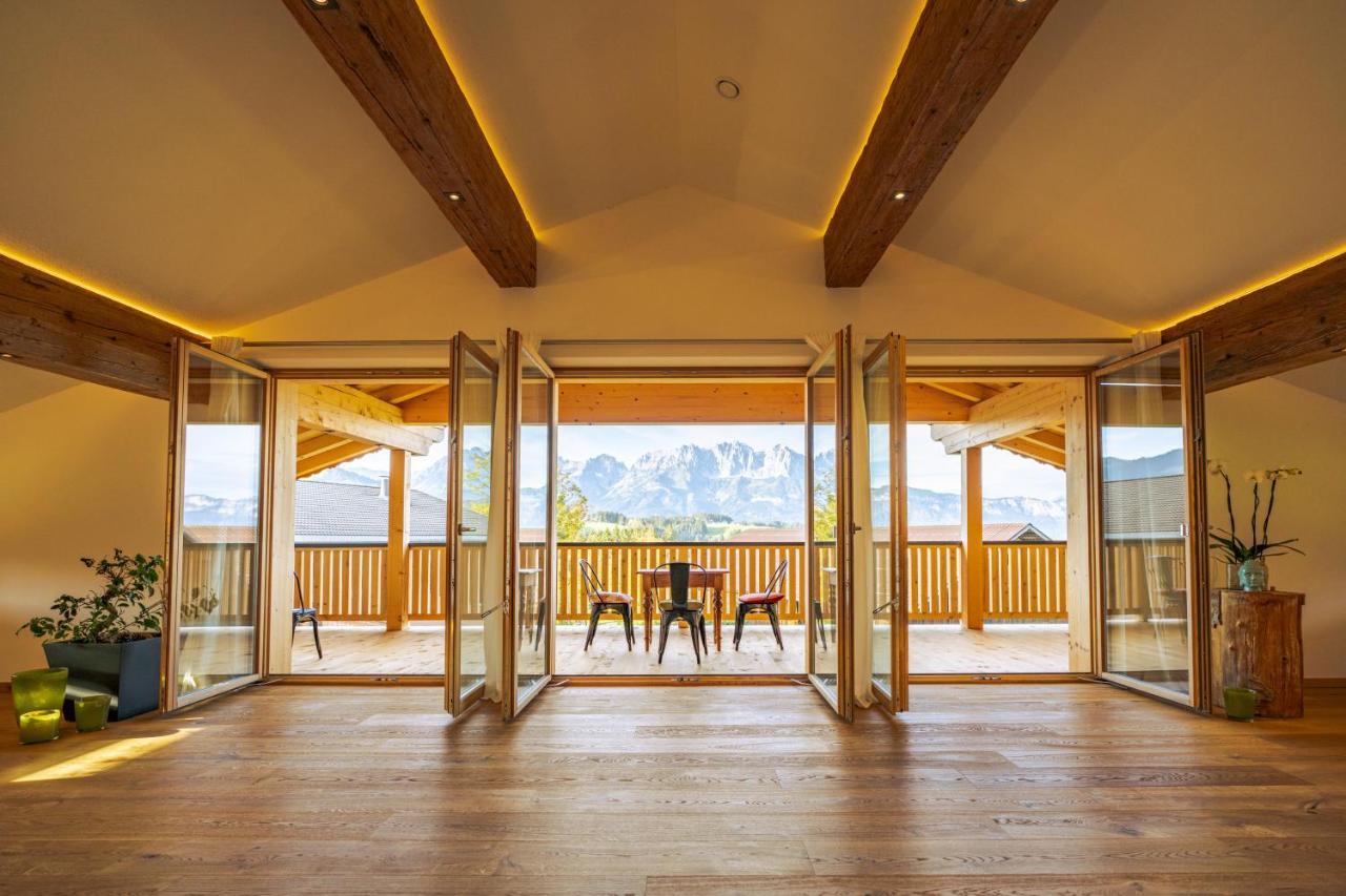 Mountain Vista - Bio Yoga Hof Daire Kitzbühel Dış mekan fotoğraf